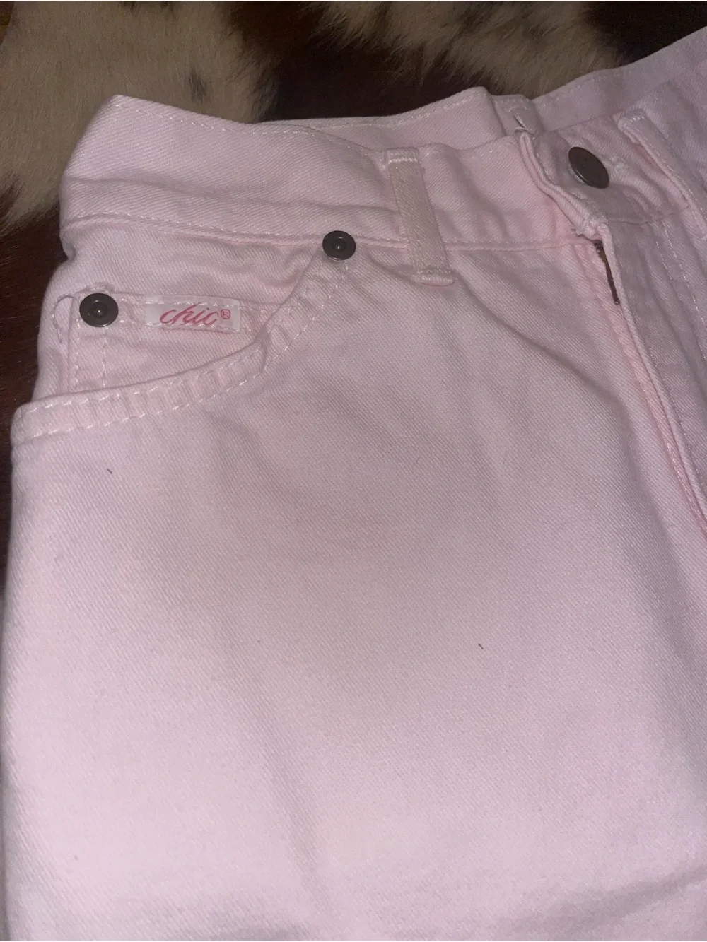 Vintage CHIC brand light pink Bermuda shorts size 24 (0) GUC